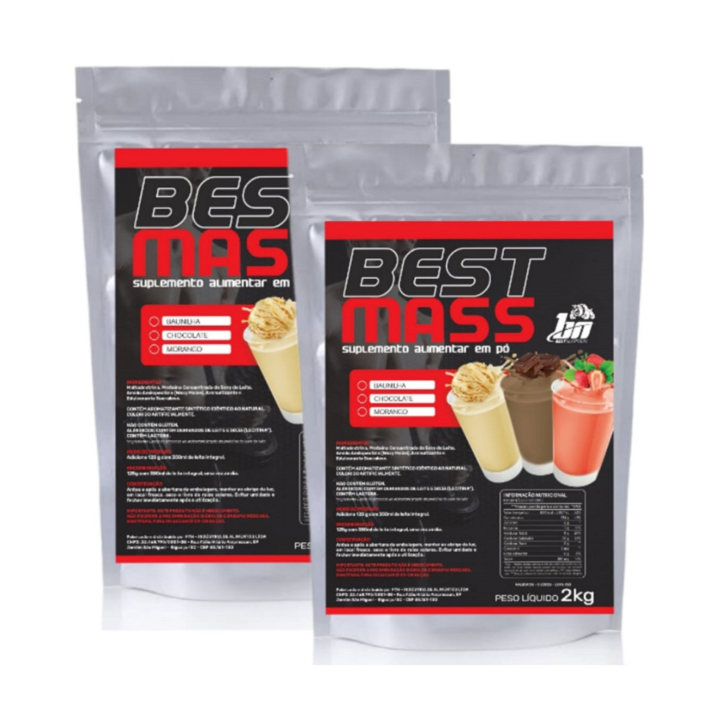 Mass Contem Whey Protein Concentrado Hiper – 2kgs Best Nutrition