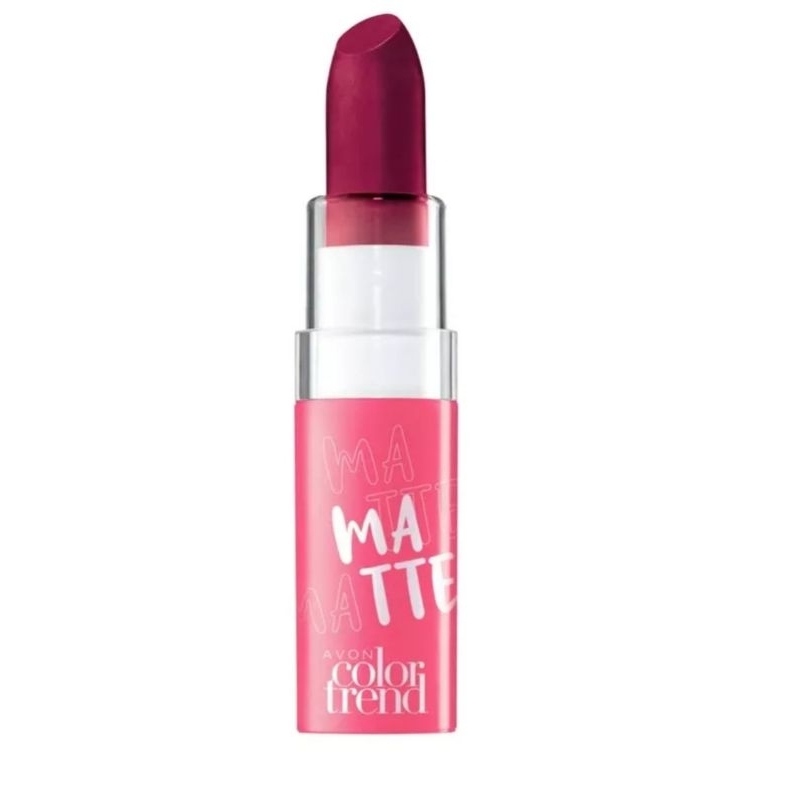 Avon Batom Matte Groselha Color Trend Fps G Shopee Brasil