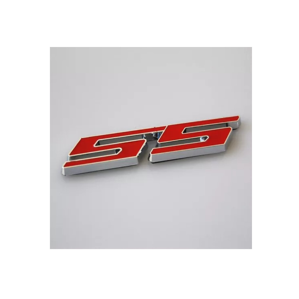 Emblema ss Cromado/Vermelho Camaro Vectra Cruze