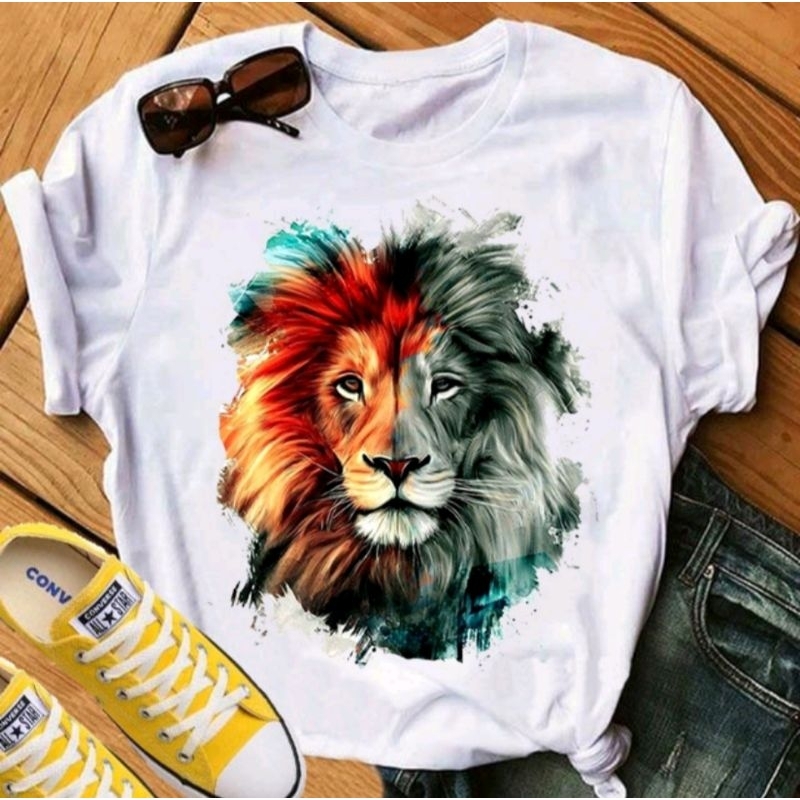 Camiseta T-shirt Feminina Blusa Leão de Judá