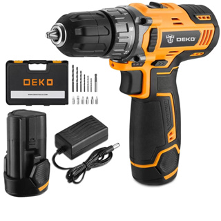 Parafusadeira Furadeira 3/8 Pol. 12V com Carregador Bivolt - DEKO