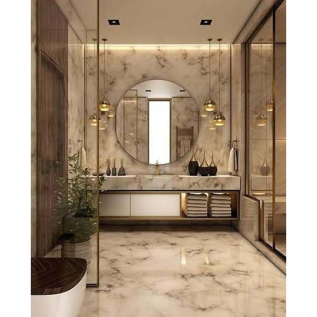 Espelho Redondo 40x40 Para Decoração, Lojas, salão de beleza, banheiro, Quarto e Sala