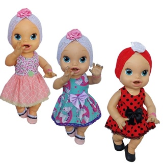 Roupas Boneca Baby Alive Hora Do Xixi Kit 6 Peças (29cm)Pronta