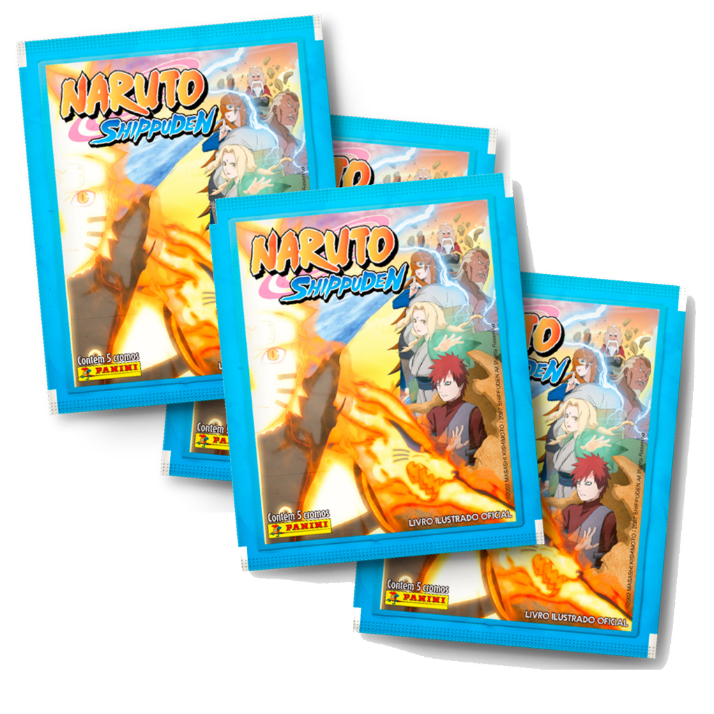 Naruto Shippuden envelope figurinhas (novo)