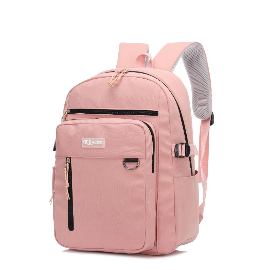 Mochila de viagem grande feminina, bagagem de mão, mochila impermeável para  fazer trilha e esportes ao ar livre, mochila escolar, B - Rosa