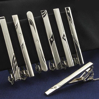 Kit Com 3 Unidades de Prendedor d Gravata Normal 6 cm Material Inoxidável