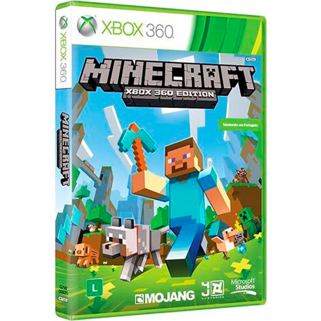 Jogo Minecraft Mídia Física Original Português Xbox 360 - Desconto no Preço