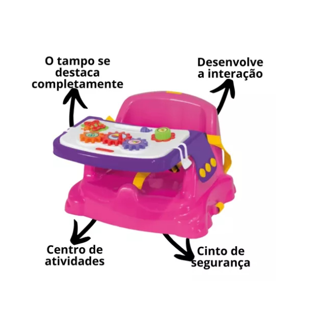 Cadeira Did Tica Infantil Rosa Poliplac Shopee Brasil