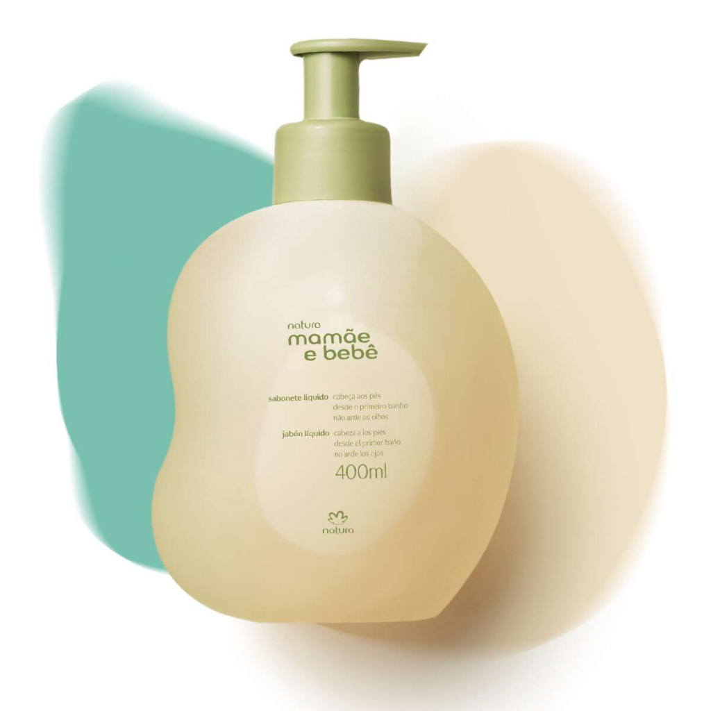 Sabonete líquido Mamãe e Bebê 400ML Natura + Refil | Shopee Brasil