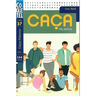 Livro 28 ) Coquetel Caça Palavras - Nível Fácil - Ed. Coquetel