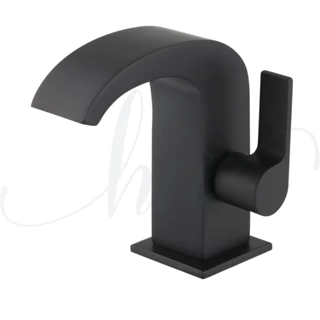 Torneira de Pia para Banheiro Cascata Black Bica Baixa C74