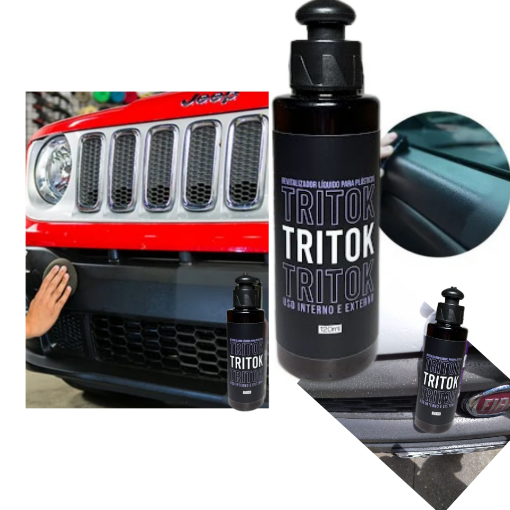 Restaurador de Plásticos / Pneu - 3 em 1 - Dentro/fora.