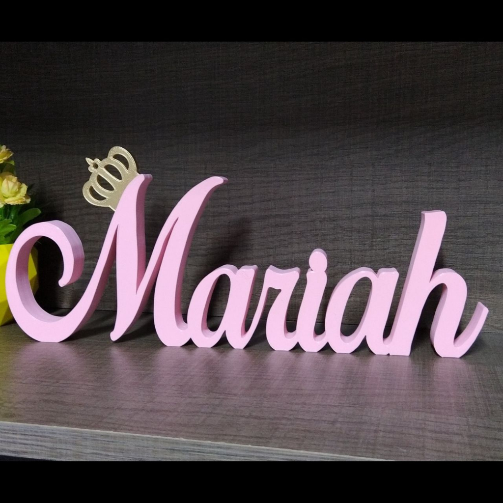 Letreiro Decorativo com o NOME DO SEU FILHO, BEBÊ, personalizado.