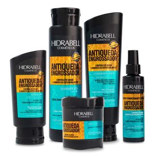 Elimina Queda de Cabelo e Encorpa Fios de Cabelo - Kit Antiqueda Engrossador Hidrabell