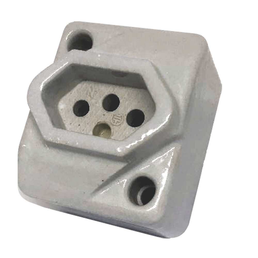 Tomada De Sobrepor De Porcelana Para eletrodomésticos secador de cabelo/air fryer/fogão elétrico Plugue Padrão Abnt 20a 25a