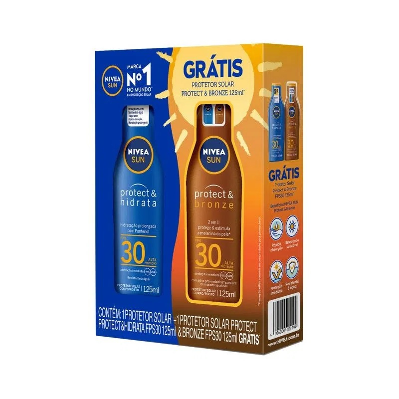 kit nivea protetor solar e bronzeador | Shopee Brasil