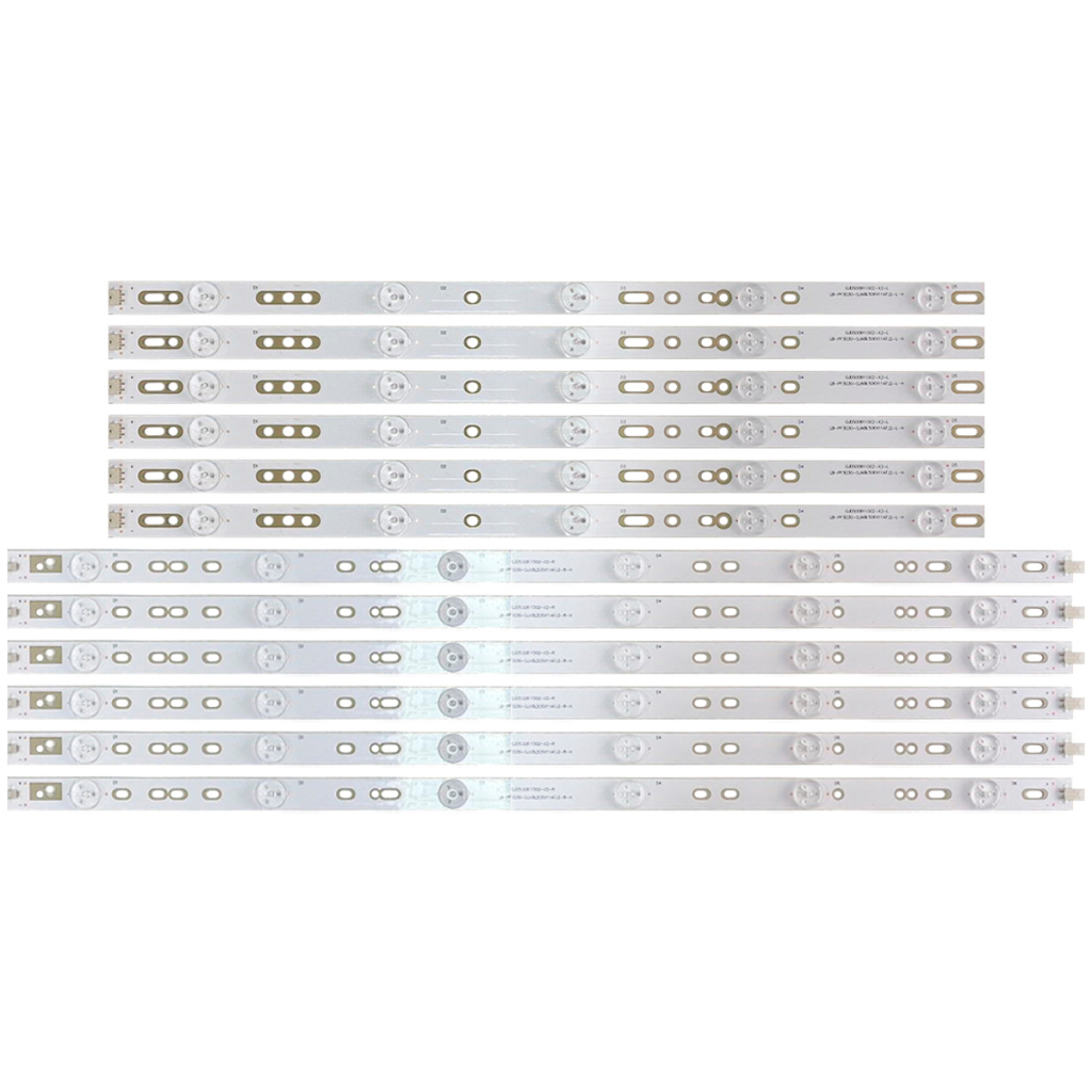 Kit De 12 Barras Led Tv Aoc Le50d1452 50' Novo