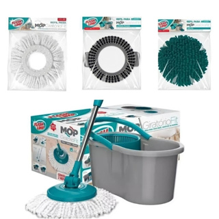 Rodo Mop Esfregão Giratório FlashLimp Fit 3 Em 1 Envio Imediato
