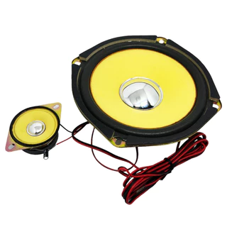 Kit Alto Falante Subwoofer 20wrms 4 Ohms + Tweeter 10wrms 4 Ohms Com Moldura