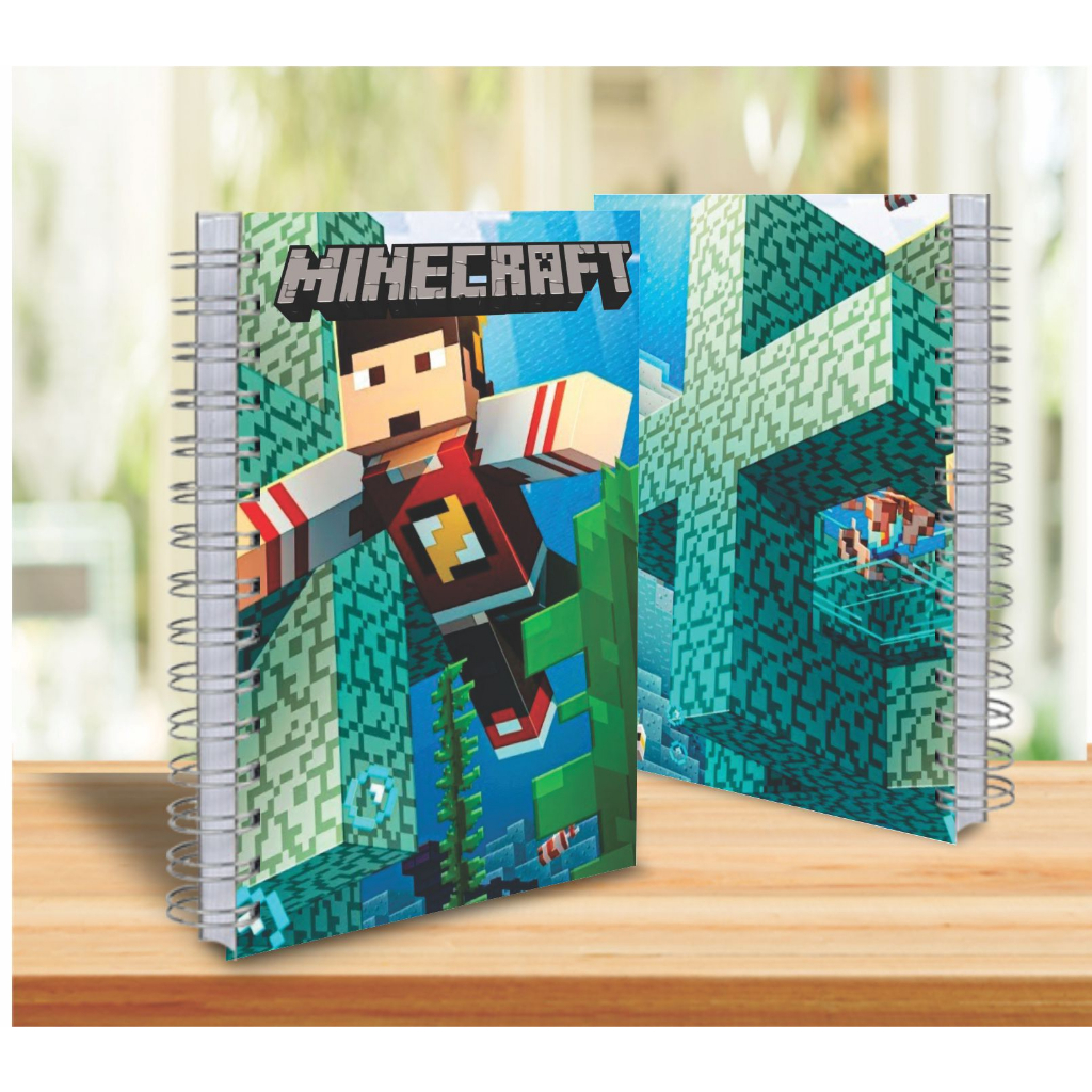 Caderno do geleia minecraft