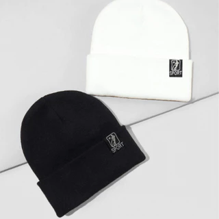 Touca Gorro Unissex Inverno Forrada Quente Tricô Masculina Feminina Preto Liso Azul Listras