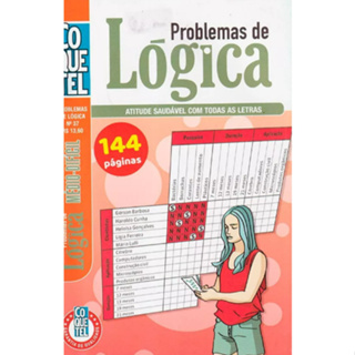 Revista Coquetel Problemas De Lógica - 48 Páginas