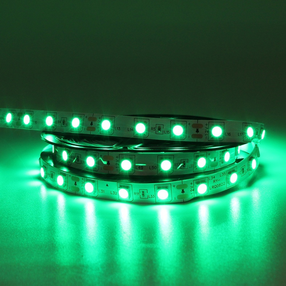 Fita Led verde mais FONTE 3A 5 Metros C/silicone Ip65 iluminaçao de led ...