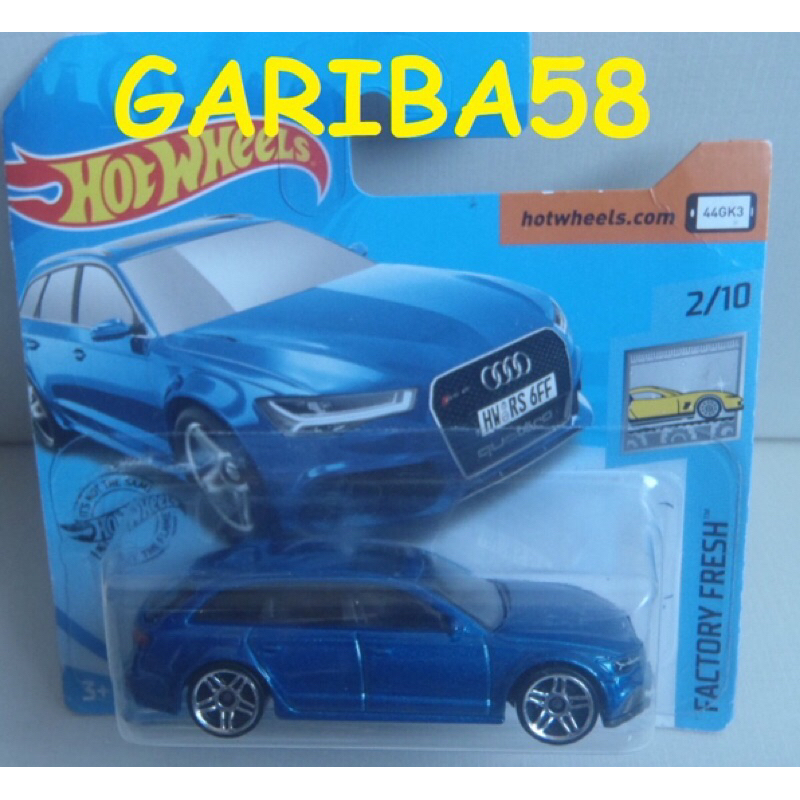Hot Wheels ´17 Audi Rs 6 Avant Az 2019 Factory Fresh Gariba58