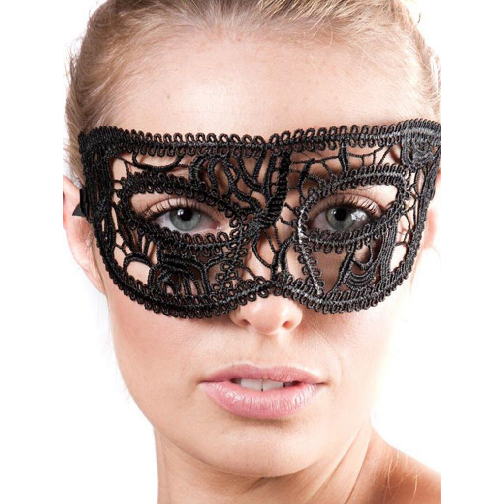 Mascara veneziana em renda bordada carnaval veneziano festa a fantasia