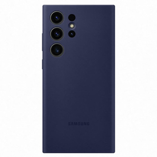 Capa Silicone Case Original Galaxy S23 Ultra Azul Marinho