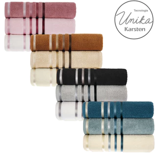 Toalha De Rosto Karsten Lumina Toque Macio 100% Algodão Ótima Absorção Fio Penteado