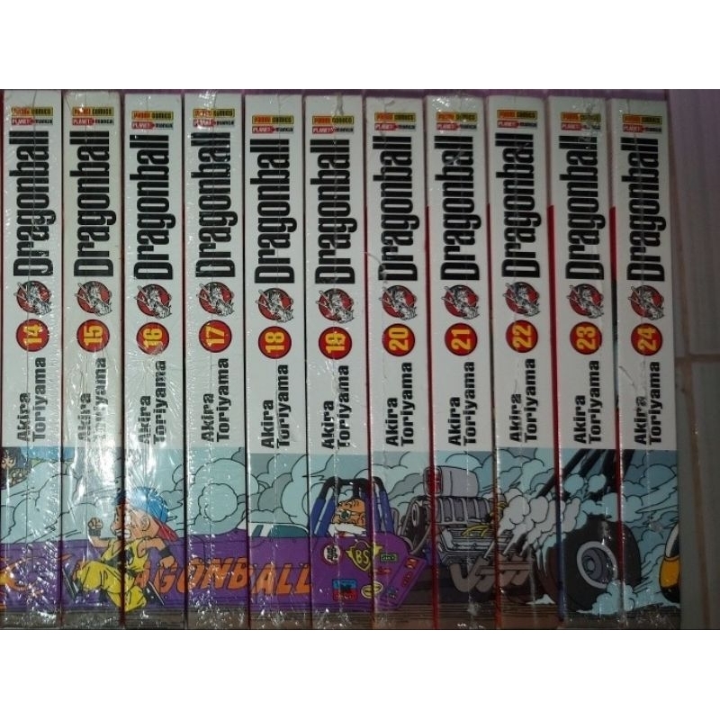 Coleção Mangá Dragon Ball Edição Definitiva Lacrado 14 ao 24 - Corre Que Ta  Baratinho