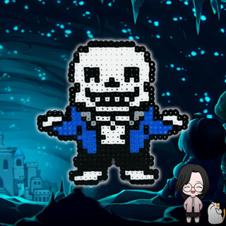  Sprite of Sans from Undertale • Hama Beads • Pixel Art