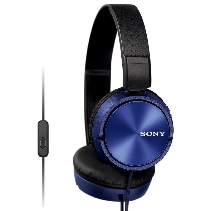 Fone De Ouvido Sony Mdr Zx310ap Com Microfone E Conector 35mm Azul Shopee Brasil 2298