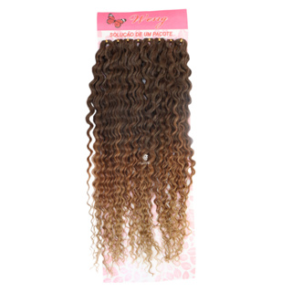 Cabelo Orgânico Crochet Braid Cacheado Preto - Weng - BHAIR - Mega