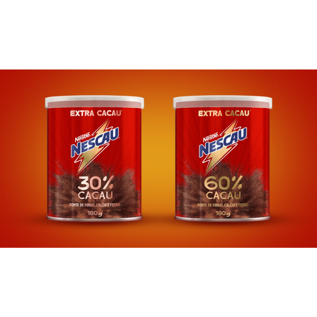 Nescau Extra Cacau 30% ou 60% 180g | Shopee Brasil