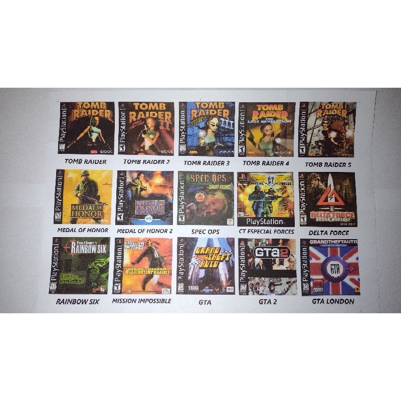 Ps1 - 10 jogos a escolha do cliente ( leia a descrição) Play 1
