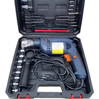 furadeira de impacto e parafusadeira 800w nakasaki com maleta e acessorios 110V OU 220V