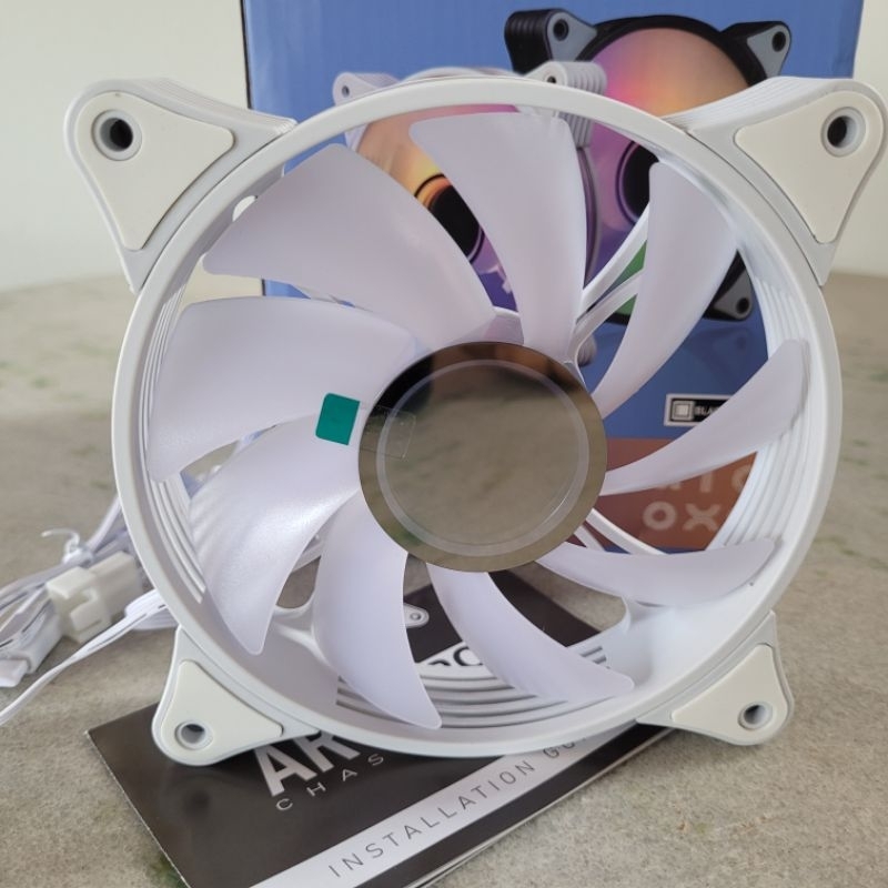 Fan Argb Aigo Ar12 Pro Branco, Cooler Rgb *Novo / Pc Gamer Computador Gabinete Desktop Cooler Fan DarkFlash Pwm 5v