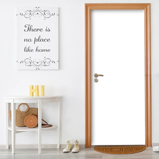 Adesivo Branco Para Porta Vidro Madeira Envelopamento Geladeira Casa Cozinha Sala Quarto Banheiro - 2718mlpt
