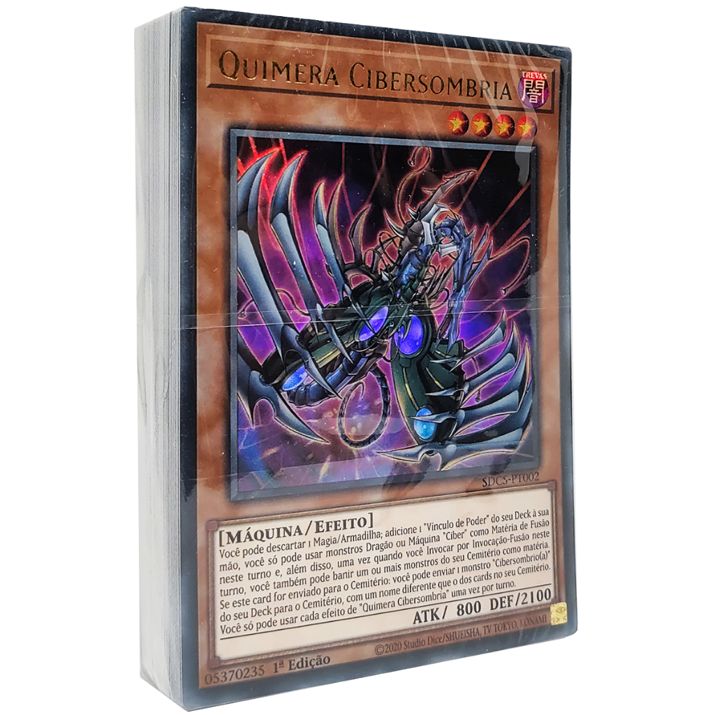 Yugioh Deck Estrutural Golpe Cibernético SEM A CAIXA