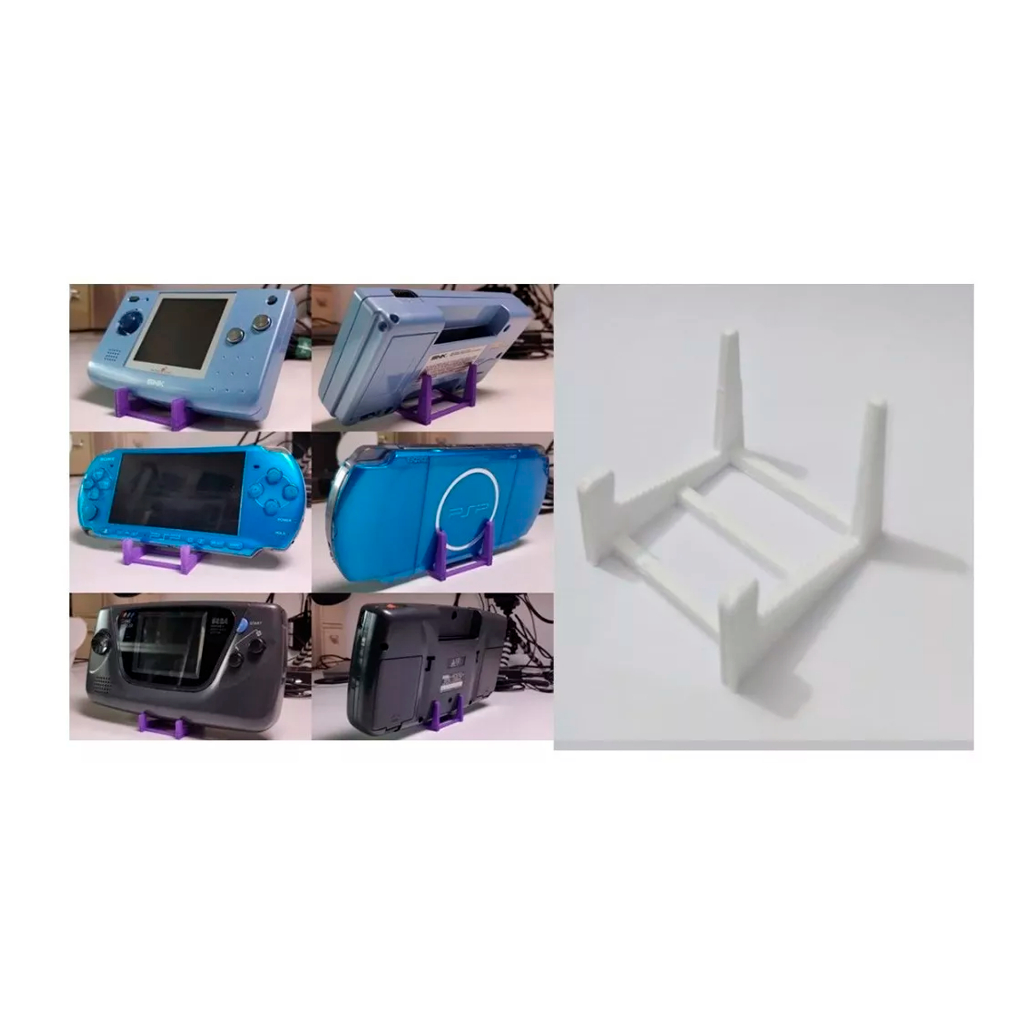 Suporte Game Portatil Mesa Psp Gameboy Advance Color Boy Pocket Neo Geo Psvita Gear