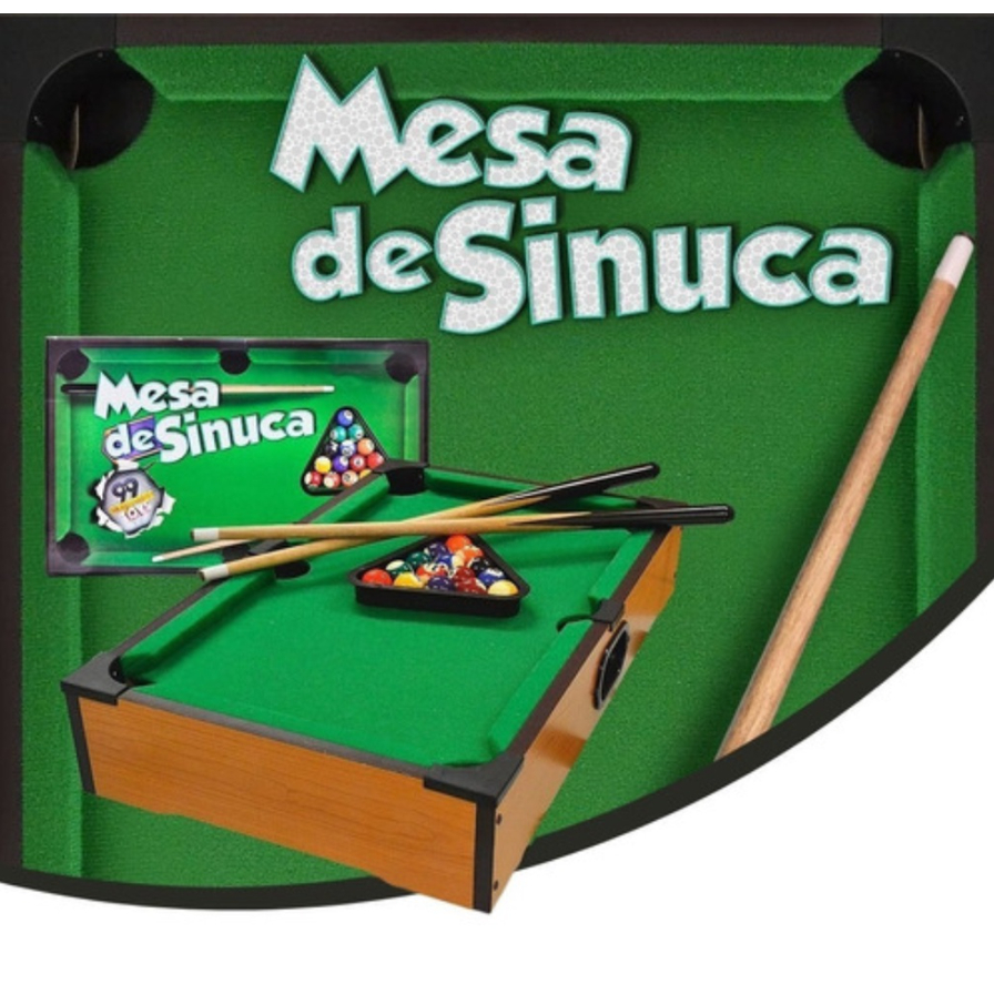 Mini Mesa de Sinuca Jogo de Bilhar Snoker Diversão Portáti - R3P