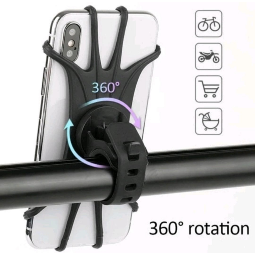 Suporte Celular Moto Bike Bicicleta Universal Articulado 360 A Prova D'agua