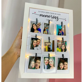 Quadro “Memórias” Led Personalizado