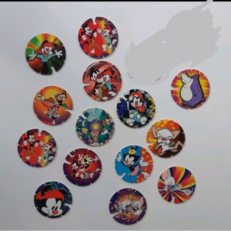 24 Tazos Elma Chips - Animaniacs e Looney Tunes | Shopee Brasil