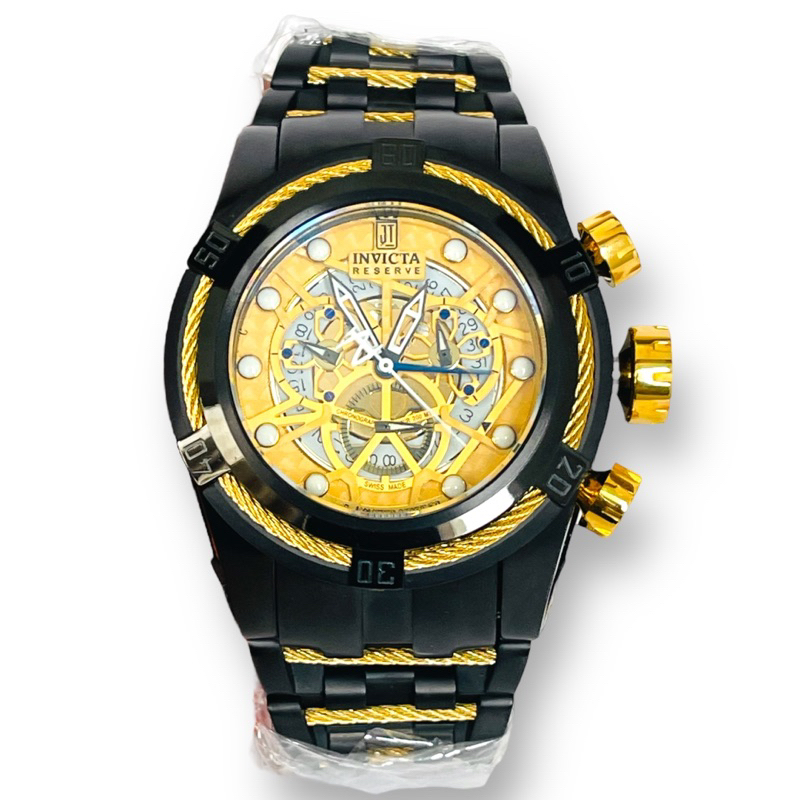 Invicta bolt 2024 zeus gold skeleton