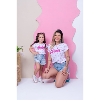 Blusa Mãe e Filha Adulto Feminina Barbie Malwee Kids em Promoção na  Americanas