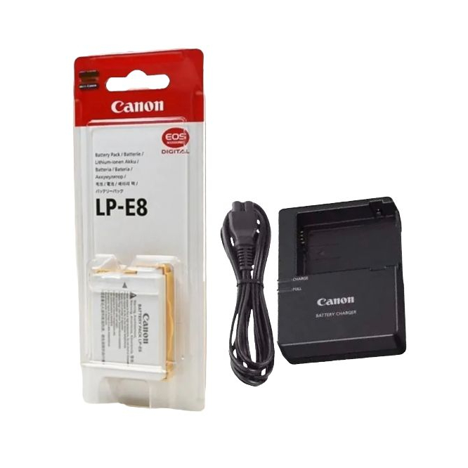 Standaard oplader voor Canon accu LP-E8