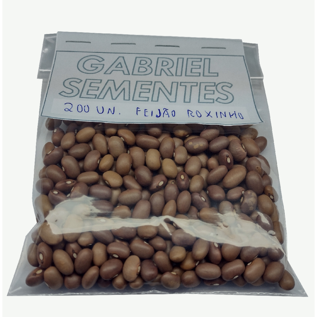 200 sementes de feijão roxinho crioulo para plantio | Shopee Brasil